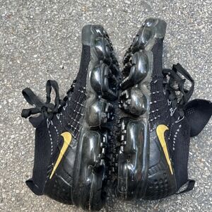 Nike Air Vapormax FlyKnit 2 Metallic Gold Black 2019 Womens Size 8.5 942843-018